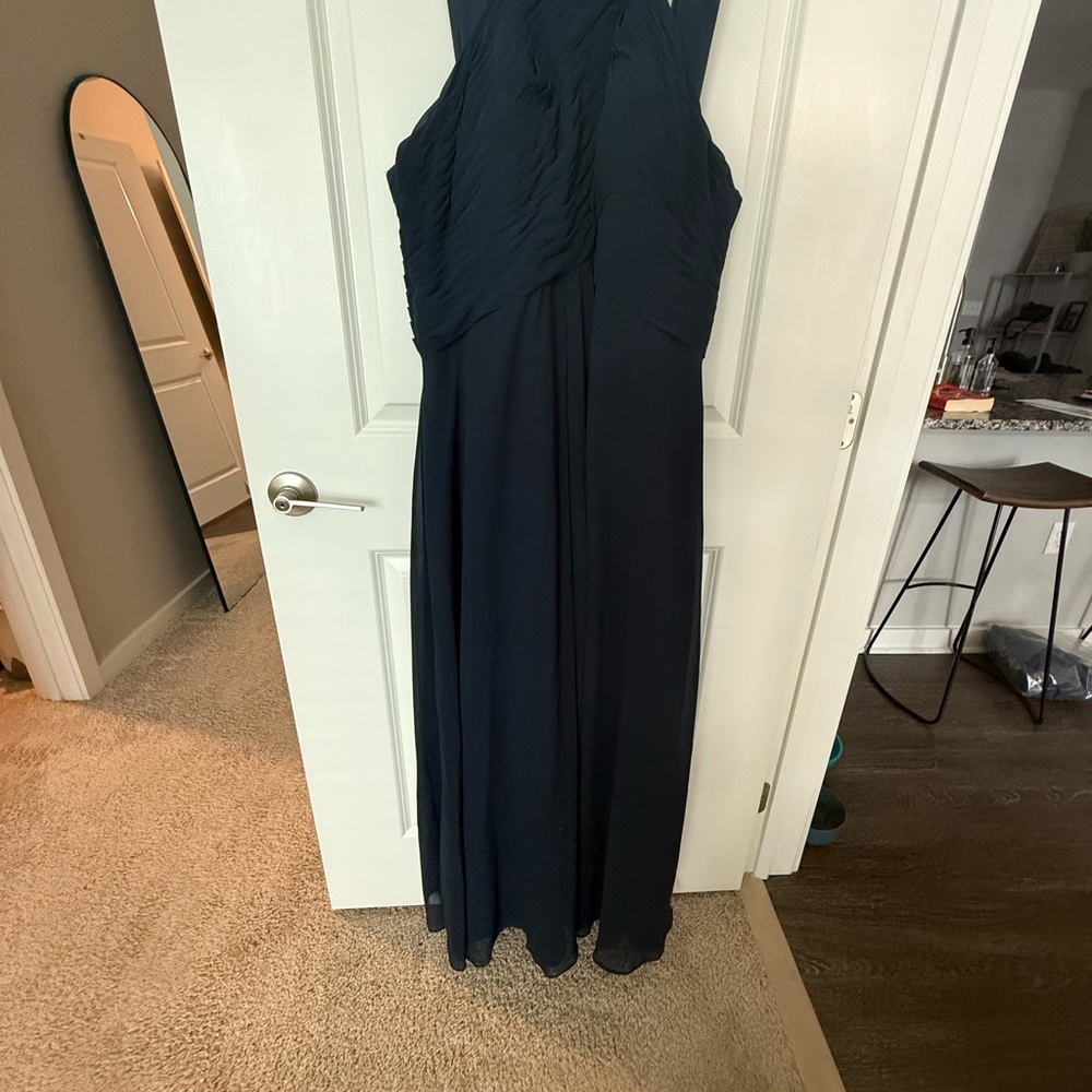 Azazie Navy Blue formal bridesmaid Dress